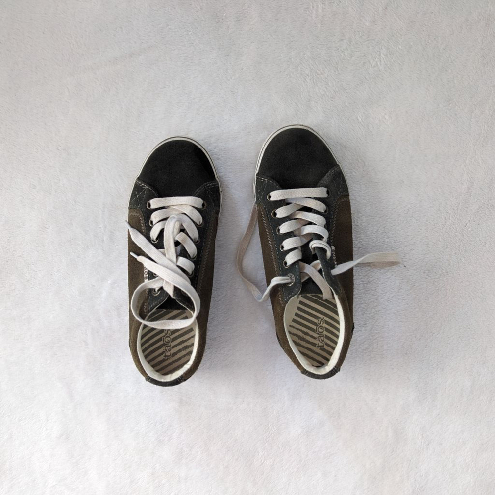 Taos Retrostar Green Suede Sneakers